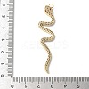 Rack Plating Brass with Cubic Zirconia Pendants KK-S504-01G-3