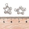 Rack Plating Alloy Rhinestone Pendants PALLOY-F311-21P-01-3