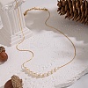 5MM Natural Freshwater Pearl Round Beaded Necklaces LS-KK2160-1-1