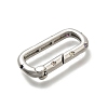 Brass Micro Pave Cubic Zirconia Spring Gate Rings KK-Z093-01P-2