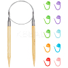 1Pc Bamboo Circular Knitting Needles FIND-WR0012-46A-1