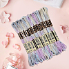 10 Skeins 6-Ply Polyester Embroidery Floss OCOR-CY0002-99A-3