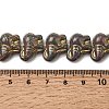 Painted Glass Beads Strands GLAA-Z021-11H-4