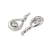 304 Stainless Steel Pendants STAS-R005-08P-05-2