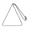Non-Tarnish 304 Stainless Steel Cable Chain Necklace for Men Women LS-STAS-L164A-01P-A-2