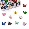 60Pcs 10 Colors Alloy Acrylic Pendants PALLOY-LS0001-02LG-3