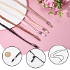 10Pcs 5 Colors Waxed Polyester Cord Adjustable Necklaces Making AJEW-SC0004-32-6