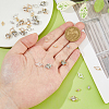 36Pcs 6 Styles Brass Pave Clear Cubic Zirconia Links KK-FH0008-12-3