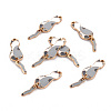 Eco-Friendly Alloy Enamel Pendants X-ENAM-T011-84D-NR-1