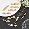 SHEGRACE Mother's Day Brass Micro Pave Clear Cubic Zirconia Pendants XGRQ1U783-382G-5
