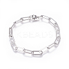 Tarnish Resistant 304 Stainless Steel Chain Bracelets LS-BJEW-L160-001P-1