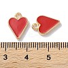 Alloy Enamel Pendants ENAM-O001-11H-G-3