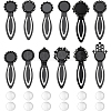 38pcs 14 Styles Zinc Alloy Bookmarks Finding FIND-NB0005-24-1