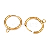 304 Stainless Steel Hoop Earring Findings X-STAS-B095-01G-2