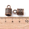 Tibetan Style Alloy Cord Ends LS-TIBE-090-R-NR-2