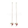 Bird Alloy Rhinestone Ear Thread FS-WG4B879-01-1