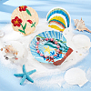 20Pcs 4 Style Natural Scallop Shells SSHEL-PH0001-23-5