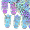 Ion Plating(IP) 201 Stainless Steel Filigree Pendants LS-X-STAS-R102-23-1