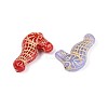 Sea Horse Glass Beads GLAA-T025-61M-2