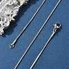 Tarnish Resistant 304 Stainless Steel Snake Chain Necklaces NJEW-F112-39-1