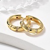 Sparkling Cubic Zirconia Huggie Hoop Earrings for Girl Women EJEW-H126-15G-1