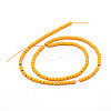 Non-magnetic Synthetic Hematite Beads Strands G-WH0018-01B-2