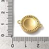 Rack Plating Brass Micro Pave Clear Cubic Zirconia Connector Charms KK-K345-16G-3