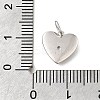 925 Sterling Silver Micro Pave Clear Cubic Zirconia Charms STER-V001-01P-12-3
