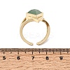 Brass Micro Pave Cubic Zirconia Cuff Rings for Women GG-CBA7610-11G-07-5