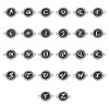 Alloy Enamel Links Connectors ENAM-TA0002-18-16