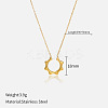 304 Stainless Steel Pendant Necklaces for Women FS-WG3C5F5-05-1
