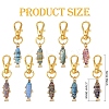 Fish Alloy Enamel Pendant Decoration HJEW-YW00069-3