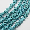 Synthetic Howlite Bead Strand X-G-P228-16-1