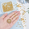 500Pcs 5 Styles Rack Plating Brass Spacer Beads FIND-UN0004-38A-3