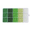 DIY 15 Grids ABS Plastic & Glass Seed Beads Jewelry Making Finding Beads Kits DIY-G119-02E-1