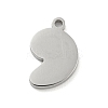 304 Stainless Steel Pendants STAS-M069-02G-P-1