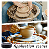 Flat Round Mini Plastic Rotated Turntable Sculpting Pottery Wheel CELT-WH0007-002B-5