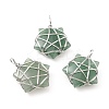 Natural Green Aventurine Pendants G-D458-07P-04-RS-1