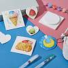 Foam Texture Painting Paper AJEW-GA0008-59-4