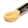 24 Skeins 24 Colors 6-Ply Polyester Embroidery Floss OCOR-K006-B01-3