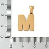 PVD Vacuum Plating 304 Stainless Steel Pendants STAS-Z072-01G-M-2