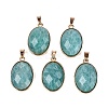 Natural Amazonite Pendants G-Q606-92G-05-1