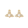 Brass Micro Pave Cubic Zirconia Pendants KK-A259-13G-1