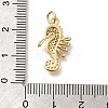 Rack Plating Brass Micro Pave Cubic Zirconia Pendants KK-M296-10G-3