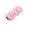Two Tone Striped Cotton String Threads OCOR-WH0032-35H-1