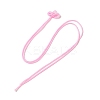 Nylon Lucky Knot Cord Amulet Yuki Pendant Decorations LS-AJEW-NH0001-01D-1