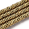 Electroplate Non-magnetic Synthetic Hematite Beads Strands G-N0321-07K-1