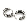 316 Surgical Stainless Steel Hoop Earrings EJEW-D096-09J-AS-2