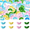 200Pcs Spray Painted Transparent Glass Beads GLAA-FS0002-54A-3
