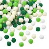 400Pcs 4 Colors Polyester Pom Pom Ball DIY-SC0031-36-1